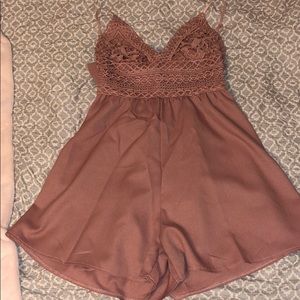 Small Pink Romper
